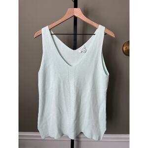 Sundance Sweater Tank Top Blue Size Medium Baylee Knit